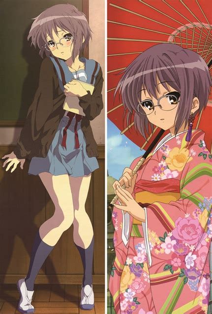 Mmf Haruhi Suzumiya Anime Characters Suzumiya Haruhi And Nagato Yuki