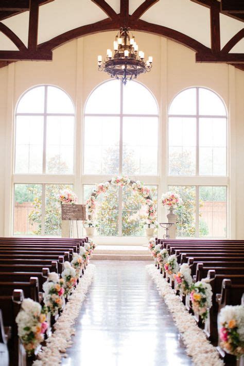 Church Wedding Venues Aisle Decorations Wedding Church Aisle Church