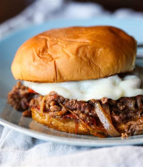 Add 3 oz of flank steak to my favorite recipe to make in the crock pot is turkey. Crock-Pot® Philly Cheesesteak Sloppy Joes - Cookies and Cups