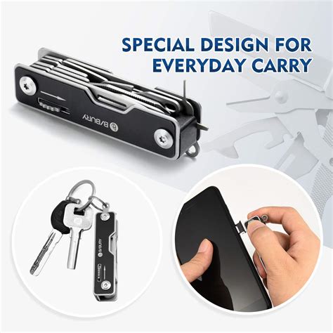 Buy Bibury Edc Multitool 10 In 1 Pocket Size Edc Key Ring Multi Tool