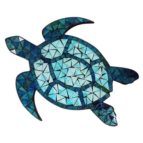 Mosaics For Wall Decoration Turtle Wall Decor Mosaic Animals Mosaic