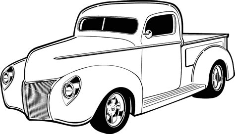 Classic Car Clipart Black And White Clip Art Library