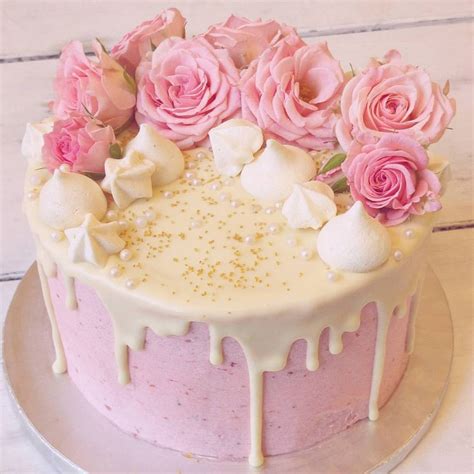 'pretty in pink' looks to capture these emotions using flowers in an abstract manner drawing reference to some of benjamin cole's past work. Pretty in Pink drip cake - AliceinCakeland.nl