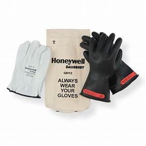 Salisbury Gk011b 10 Lineman Glove Kit Class 0 Black Size 10 Gloves