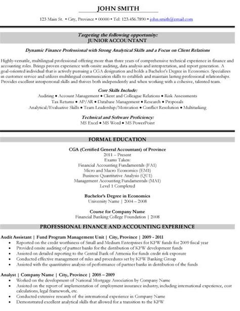 Click Here To Download This Junior Accountant Resume Template