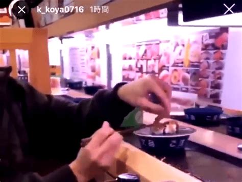【炎上動画】回転寿司で回ってきた寿司にワサビを追加する迷惑客【衛生的にもng】 Wiseメディアファクトリー