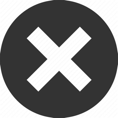 Cancel Close Delete Exit No Remove X Icon
