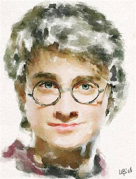 Daniel Radcliffe Vitaly Shchukin Watercolor Portrait