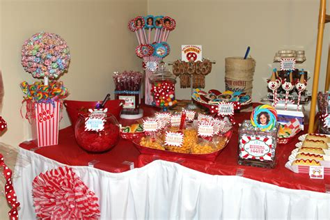 Carnival Candy Table After Prom Candy Table 50th Carnival Design