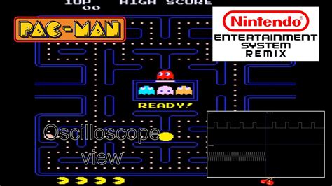 Pac Man Intro Nes Remix Oscilloscope View Youtube