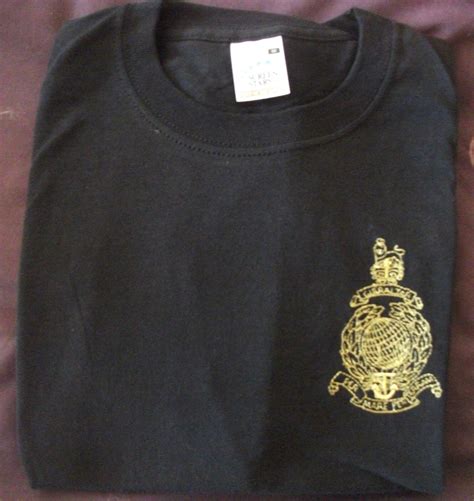 Royal Marines T Shirt With Globe And Laurel Sizes M Xxl Various Colours Ebay