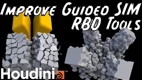 Improve Guided Simulation With Rbd Tools In Houdini Youtube