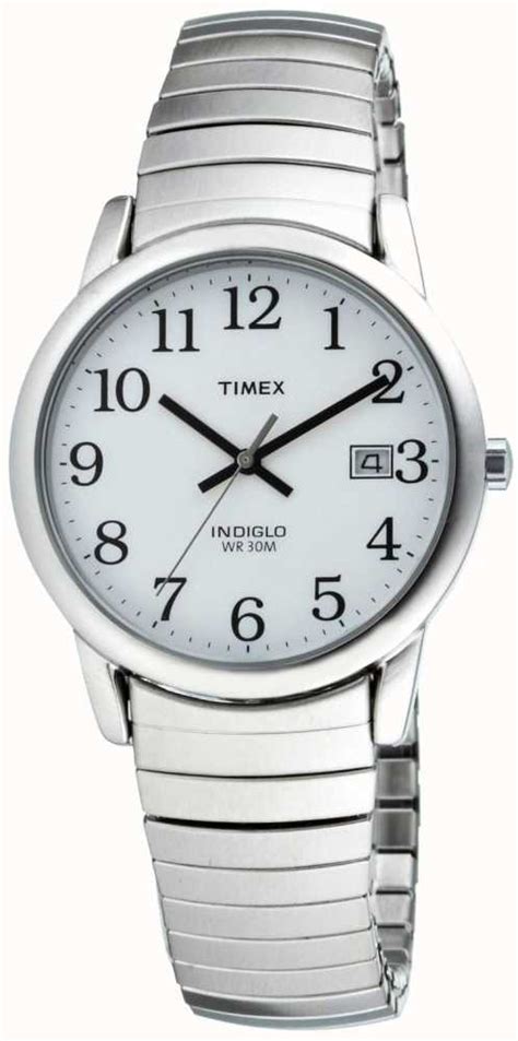 Timex Pulseira Expansível De Leitura Fácil Para Homens T H First Class Watches BRA