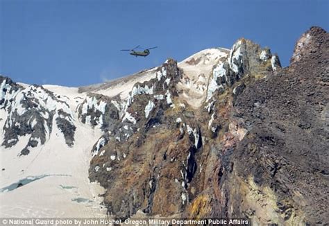 Chinook Helicopter Performs Pinnacle Maneuver During Mountain Rescue