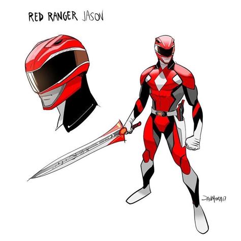 Dan Mora Chaves Power Rangers Fan Art Mighty Morphin Power Rangers