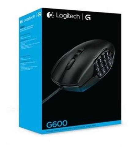 Mouse Gamer Logitech G600 Mmo Rgb Lightsync 20 Botões 8200dp