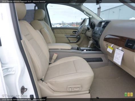 Almond Interior Front Seat For The 2015 Nissan Armada Platinum 4x4