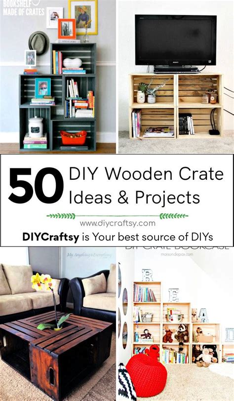 50 Unique Diy Wooden Crate Ideas And Projects ⋆ Diy Crafts