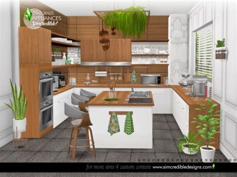 Naturalis Appliances By Simcredible At Select A Sites Sims 4