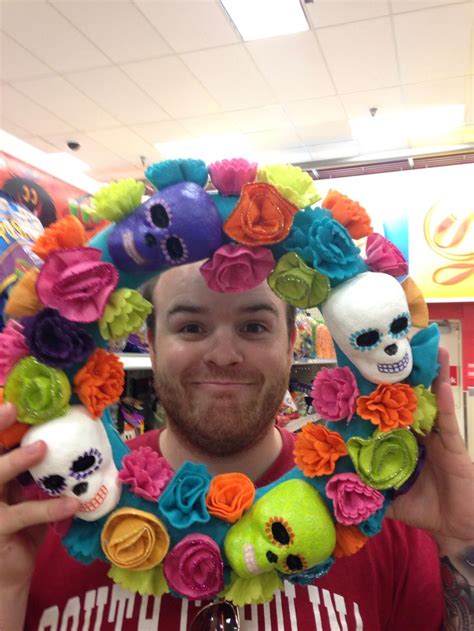 Dia De Los Muertos Wreath At Target I Could Probably Make This
