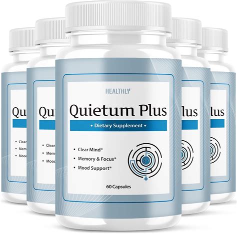 5 Pack Quietum Plus Tinnitus Relief Supplement Official