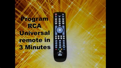 If you need to reprogram you rca universal remote to work with a new tv (congrats!), follow the same procedures. How to program your tv with rca universal remote - YouTube