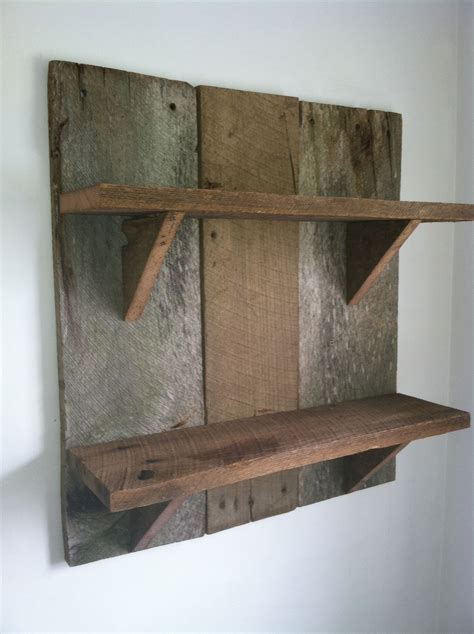 Barnwood Shelf I Could Make With My Son To Teach Him Wood Working