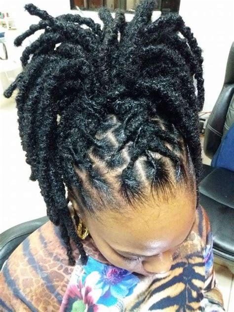 Love This Loc Updo Naturalhairstyles Natural Hair Styles Locs