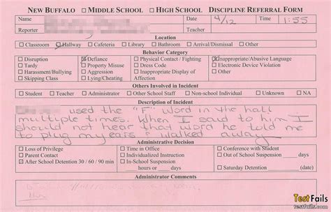 16 funny detention slips