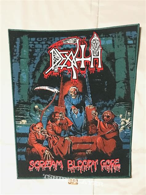 Death Scream Bloody Gore Back Patches Tshirtslayer Tshirt And