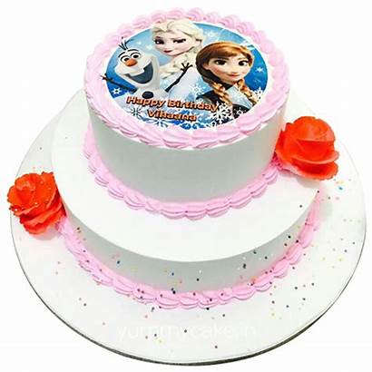 Cake Frozen Birthday Cakes Themed Doraemon Yummycake