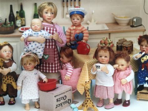 Dollhouse Miniature Dolls By Catherine Muniere And Patty Clark