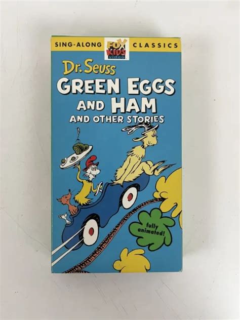 Vhs Tape Dr Seuss Green Eggs And Ham And Other Stories Sing Along