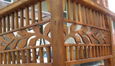 You can pair them with lots of different types of handrails and posts. Central Horizontal Wood Vine with Vertical Pickets - Deck ...
