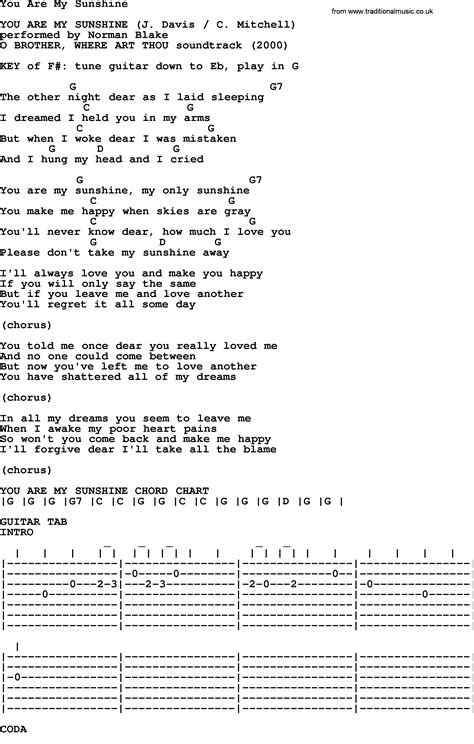 You are my sunshine by johnny cash chords. Get 26+ Full Song You Are My Sunshine Lyrics