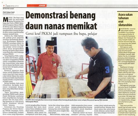 Berita harian 21 jun 2012. krafjohor: Keratan