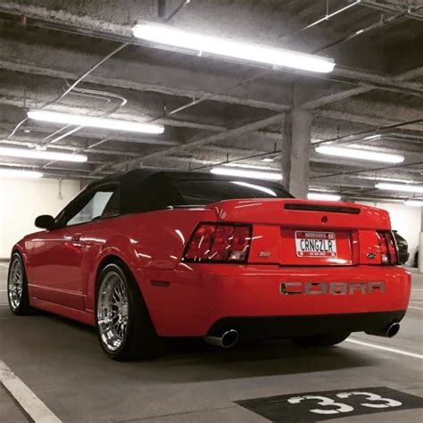 2003 Ford Svt Cobra Mustang Torch Red 10th Anniversary Convertible
