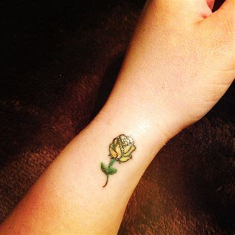 We've seen so many cute little. Yellow Rose Tattoos Designs, Ideas and Meaning | Tattoos ...
