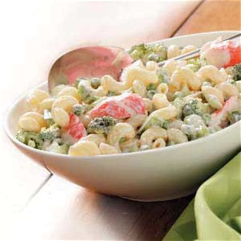 As you walk into any supermarket or grocery store you will it's scientifically advisable to serve and eat the imitation crab in form of salad. Flavorful Crab Pasta Salad Recipe | Taste of Home