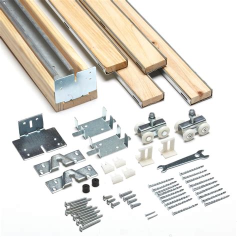 Worksavers 96 Inch Sliding Door Track And Hardware Kit