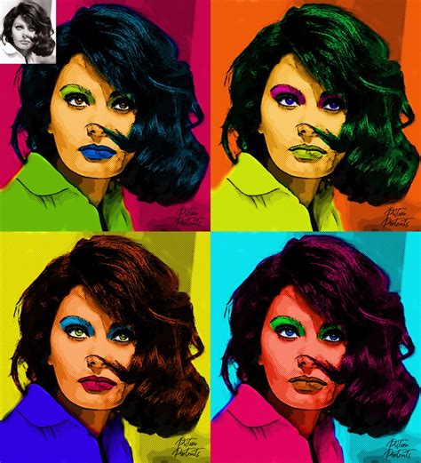 Custom Pop Art Portraitpop Art Portrait Portrait From Etsy