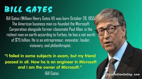 25 Bill Gates Best Motivational Quotes Life Station