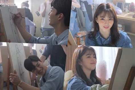 Watch Song Kang And Han So Hee Unleash Their Artistic Potential On Set