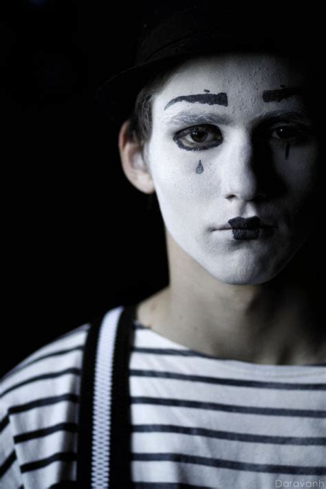 Mime Face Paint The Silent Halloween Costume Blog PrivateIslandParty Com Mime Face Paint