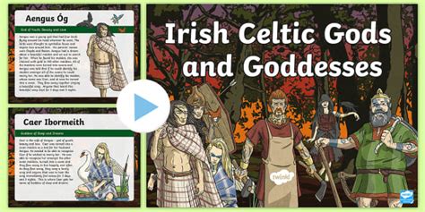 Irish Celtic Gods And Goddesses Powerpoint Celtic Religion