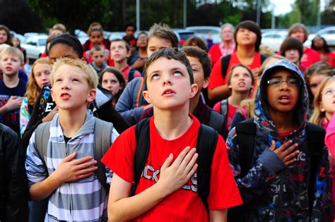 The pledge of allegiance is a declaration of loyalty to the american nation and the ideas and values it represents. OU students ditch Pledge of Allegiance for the sake of ...