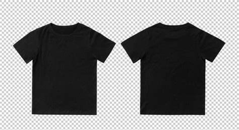 Premium Psd Blank Black Kids T Shirt Mock Up Template T Shirt