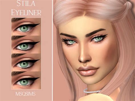 Msq Sims Stila Eyeliner Sims 4 Downloads