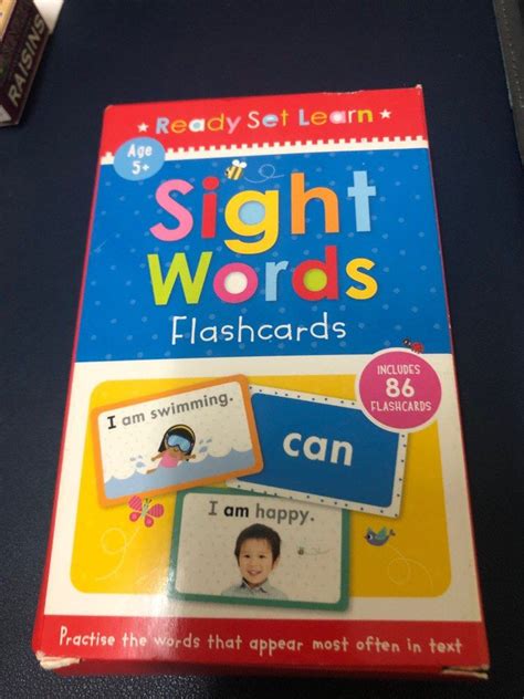 Sight Words Flashcards Hobbies And Toys Books And Magazines Childrens