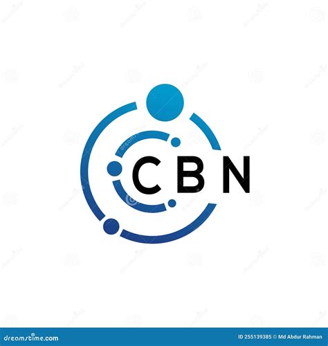 CBN Letter Logo Design On White Background. CBN Creative Initials